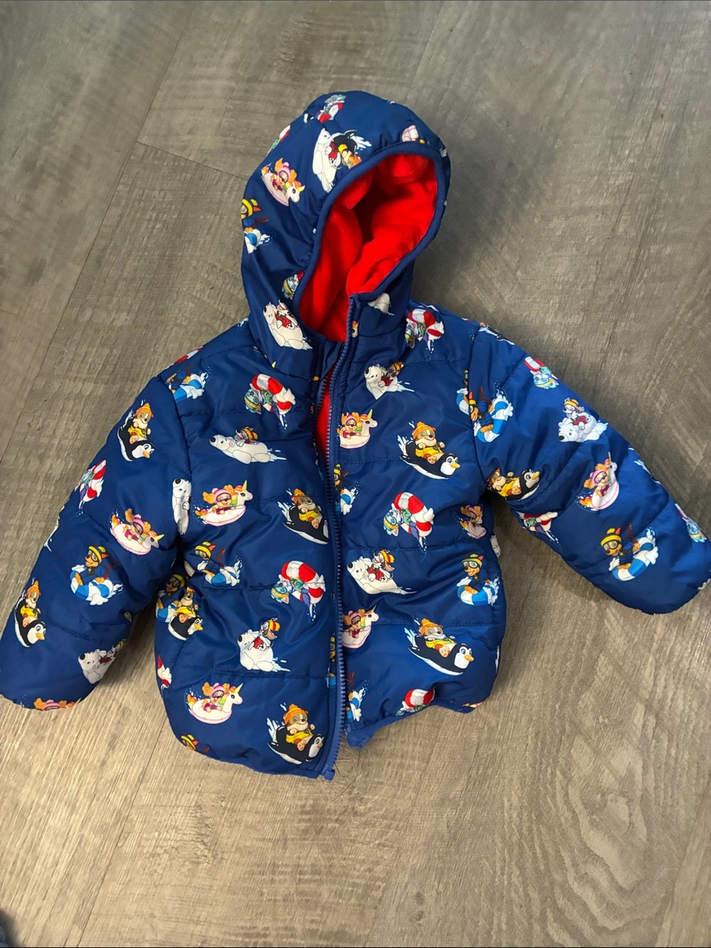 Toddler 2t paw patrol puffer coat